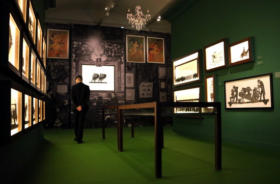 One of the rooms for the Toulouse-Lautrec and Montmatre exhibit at the CaixaForum in Barcelona on October 17 2018 (by Pau Cortina)